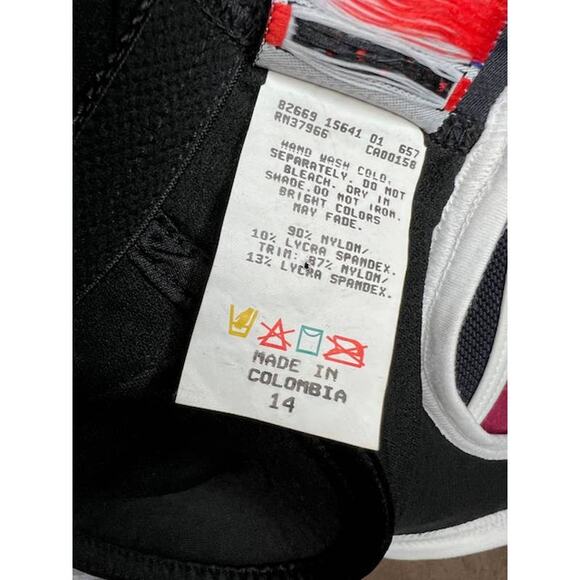 Jantzen one piece swimsuit Vintage black white textured - Picture 9 of 10